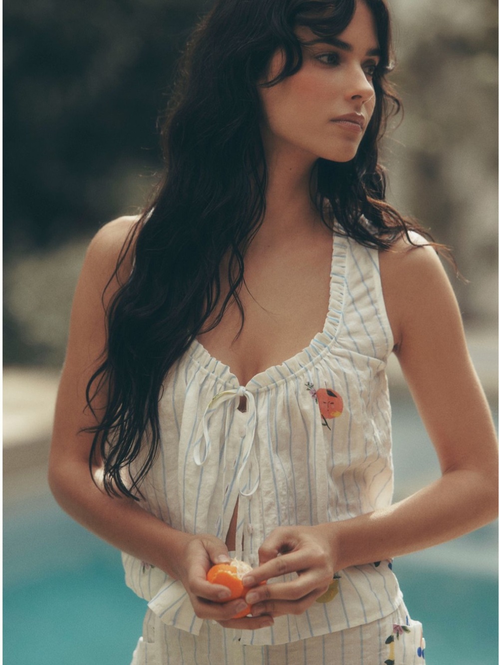 LyreBird × Emily Isabella Swing Crop Cami and Pajama Pants - Picture 4 of 8